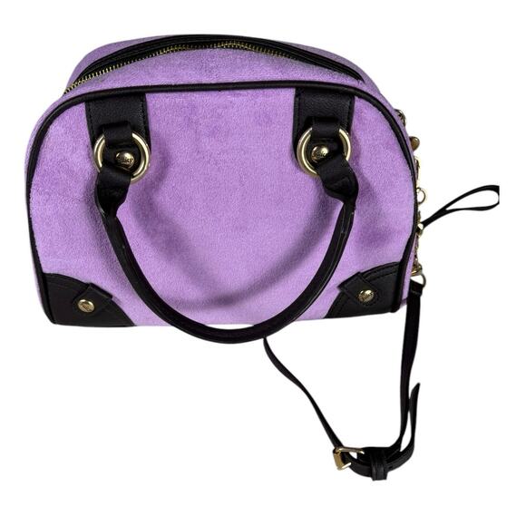NWT Juicy Couture Lovers Club Bowler Shoulder Bag / Color (Violet Tulle/Choco) - Picture 7 of 7